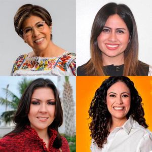 ¡POKER DE MUJERES! - PRI, PAN, MC Y MORENA-PVEM