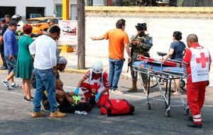 ¡MOTO-REPARTIDOR HERIDO EN ‘TORTAZO’!