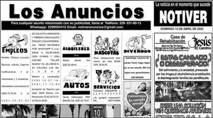 ...LOS ANUNCIOS, AVISOS Y DEMÁS! - DOMINGO, 13 DE ABRIL 2025