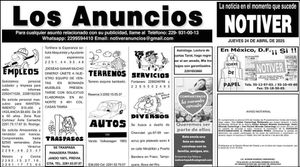...LOS ANUNCIOS, AVISOS Y DEMÁS! - JUEVES, 24 DE ABRIL 2025