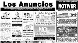 ...LOS ANUNCIOS, AVISOS Y DEMÁS! - MIÉRCOLES, 2 DE ABRIL 2025