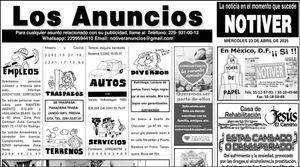 ...LOS ANUNCIOS, AVISOS Y DEMÁS! - MIÉRCOLES, 23 DE ABRIL 2025