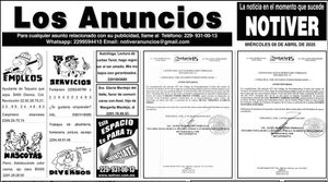 ...LOS ANUNCIOS, AVISOS Y DEMÁS! - MIÉRCOLES, 9 DE ABRIL 2025