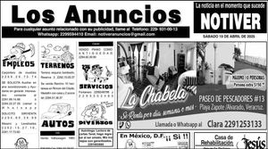 ...LOS ANUNCIOS, AVISOS Y DEMÁS! - SÁBADO, 19 DE ABRIL 2025
