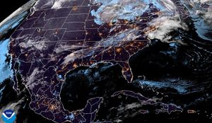 ¡ENTRA FRENTE FRÍO AL GOLFO; PERO SE VA DE LADO! - *TRES GOTAS EN MADRUGADA DEL MIÉRCOLES