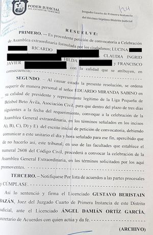 ¡JUEZ DESATA TORMENTITA EN LA LIGA BETO AVILA!