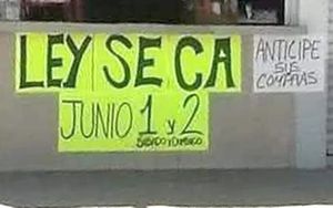 ¡DOS DÍAS SIN CHUPAR! - LEY SECA