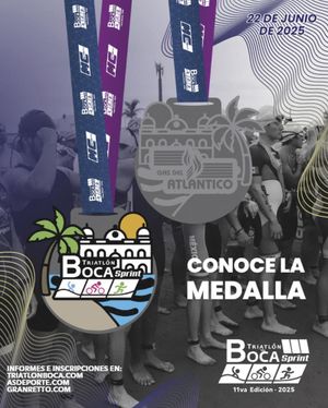 ¡PRESUMEN MEDALLA DEL TRIATLÓN SPRINT BOCA!