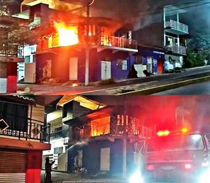 ¡PÁNICO POR INCENDIO!