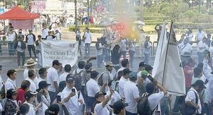 ¡VIOLENCIA EN MOVILIZACION! - NO HUBO DETENIDOS