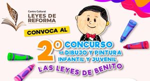 CONVOCAN AL SEGUNDO CONCURSO DE DIBUJO Y PINTURA INFANTIL “LAS LEYES DE BENITO”