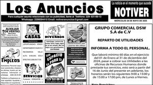 ...LOS ANUNCIOS, AVISOS Y DEMÁS! - MIÉRCOLES, 28 DE MAYO 2025