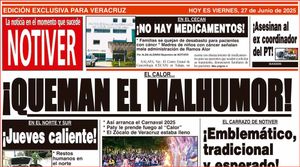 LA PORTADA - VIERNES 27 DE JUNIO 2025