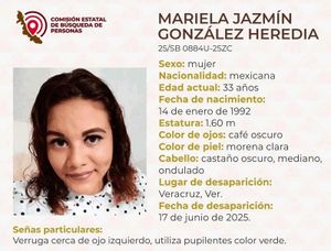 ¡MARIELA JAZMÍN DESAPARECIÓ EN EL PUERTO DE VERACRUZ!