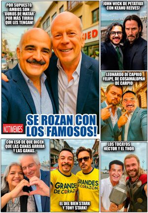 NOTI-MEME | - SE ROZAN CON FAMOSOS!