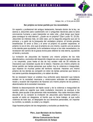 ¡HAY VIOLENCIA E INSEGURIDAD! - LAMENTA IGLESIA CATÓLICA