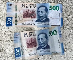 ¡PAGAN CON BILLETES FALSOS DE 500 PESOS!
