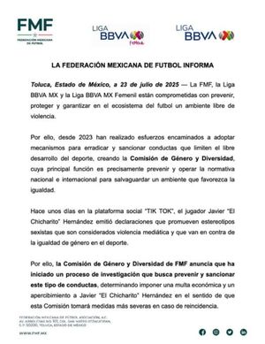 ¡SHEINBAUM REPRENDE AL “CHICHARITO”!! - CHIVAS Y LA FMF RESPONDEN