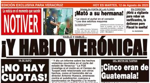 LA PORTADA - MARTES 12 DE AGOSTO 2025