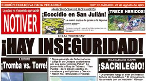 LA PORTADA - SÁBADO 23 DE AGOSTO 2025