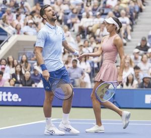 ¡DJOKOVIC TAMBIÉN SE DESPIDE PRONTO DEL DOBLES MIXTOS EN NY!