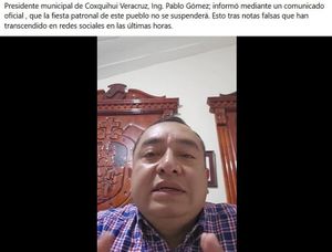 ¡SUSPENDEN BAILE POR INSEGURIDAD! - *“No me quiero ir con las manos manchadas de sangre” dice el alcalde de Coxquihui