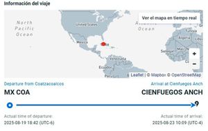 ¡MÁS PETRÓLEO A CUBA! - SALE OTRO BARCO DE PAJARITOS EN COATZA