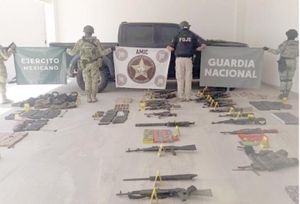 ¡ASEGURAN 7 MIL 500 CÁPSULAS PARA ARTEFACTOS EXPLOSIVOS DE FABRICACIÓN ARTESANAL, FUSILES Y DROGAS SINTÉTICAS!