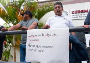 ¡SE VAN A HUELGA DE HAMBRE! - TRABAJADORES DESPEDIDOS DE SEDEMA