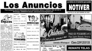 ...LOS ANUNCIOS, AVISOS Y DEMÁS! - MARTES, 23 DE SEPTIEMBRE 2025