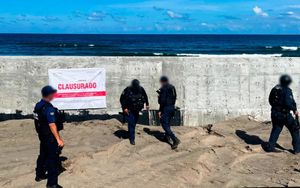¡NO TIENE PERMISOS! - *La obra en Playa de Boca del Río