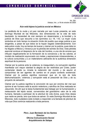 ¡ESTÁ LEJANA LA JUSTICIA SOCIAL!