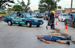 ¡MOTOCICLISTA ARROLLADO POR CAMIONETA EN PLAYA LINDA!