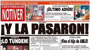 LA PORTADA - MIÉRCOLES 26 DE NOVIEMBRE 2025