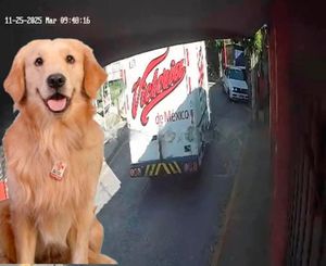 ¡CAMIÓN CERVECERO ATROPELLÓ Y MATÓ A PERRO RESCATISTA!