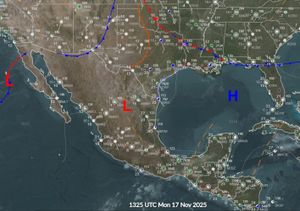 ¡SE DESPLAZA FRENTE FRÍO 15 Y PROVOCARÁ LLUVIAS FUERTES!