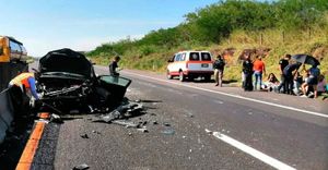 ¡CINCO HERIDOS EN ENCONTRONAZO EN EL LIBRAMIENTO A RINCONADA!