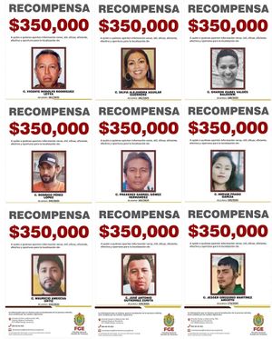 ¡RECOMPENSA DE 350 MIL PESOS PARA LOCALIZAR A 9 DESAPARECIDOS!