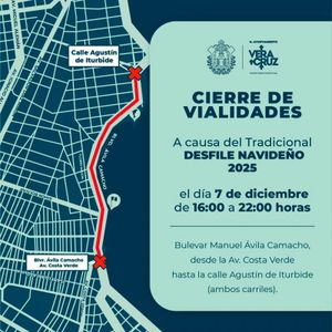 ¡DOS VECES CERRARÁN EL BULEVAR! - *Por el Maratón Veracruz-Boca del Río y el Desfile Navideño