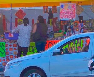 ¡VENDEN COHETES EN PARQUE INFANTIL!