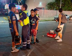 ¡DOS HERIDOS POR TRANCAZO FRENTE A PLAZA MOCAMBO!
