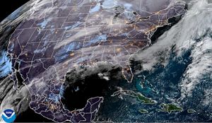 ¡FRENTE FRÍO RECORRE EL GOLFO DE MÉXICO! - *NOS TRAE OTRO "NORTE" CON NUBLADOS Y LLUVIAS