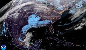 ¡EN PLENO INVIERNO: LLUEVE CON TRUENOS Y NORTECITO! - *UN CANAL Y AIRE BOREAL LO OCASIONAN