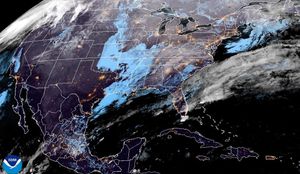 ¡SOPLA FUERTE CON RACHAS VIOLENTAS DE 83! - *ADEMÁS, DEJA LLUVIAS AL PASO DEL FRENTE FRÍO