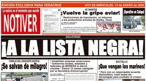 LA PORTADA - MIÉRCOLES 14 DE ENERO 2026