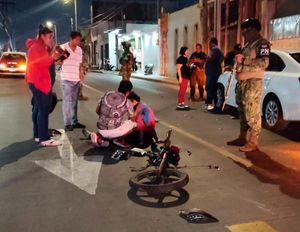 ¡MOTOCICLISTA BORRACHÍN SE IMPACTÓ CONTRA AUTO COREANO!