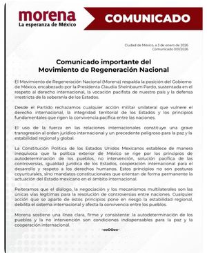 ¡NAHLE APOYA A CLAUDIA! - *Presidenta condenó la intervención militar en Venezuela