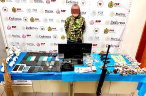 ¡TENÍA UN CAÑÓN Y DRONES! - DETIENEN A JOSÉ MANUEL “N” DURANTE UN CATEO EN TEMPOAL