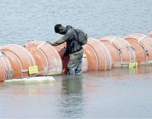 ¡ANUNCIA EU 800 KM DE 'MURO FLOTANTE' SOBRE RÍO BRAVO!