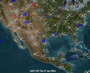 ¡VAN 49 SERVICIOS POR FRENTE FRÍO! - *Norte tuvo rachas máximas de 77 kilómetros por hora